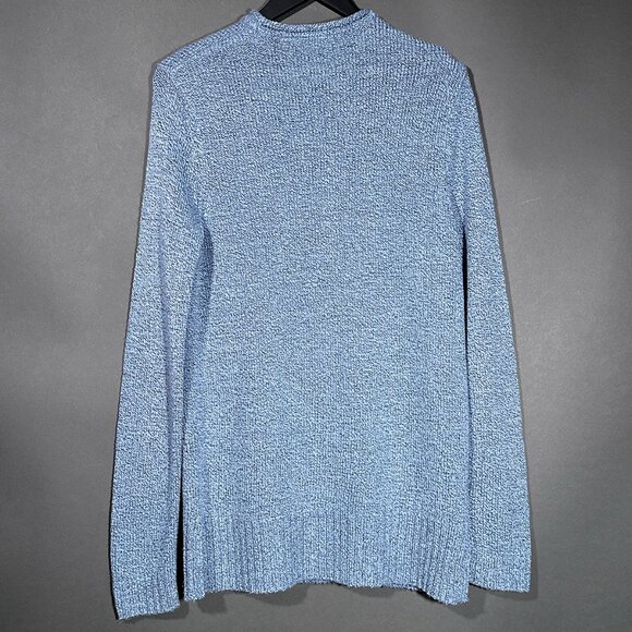 Croft & Barrow Woman's Blue Crew Neck Sweater Size M‎ - Picture 11 of 13